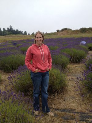 Our first Lavender field at Blackberry Forest farm. ...